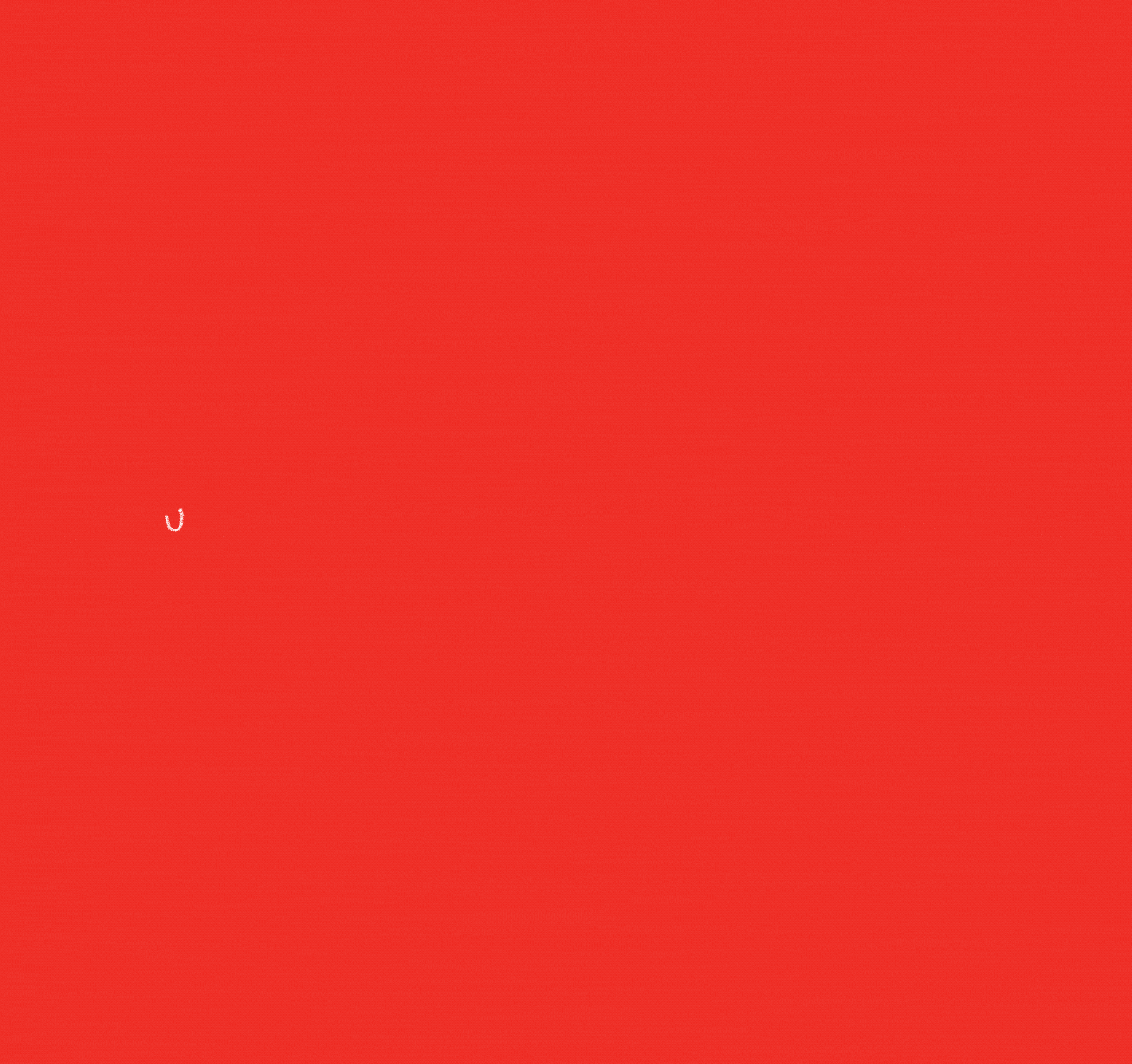 Gif d'un tracé d'un mot Stop Waiting de couleur blanche sur fond rouge.